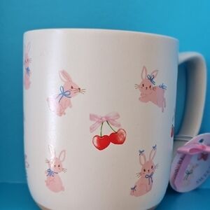 Cute Bunny and Cherry Kids Mug